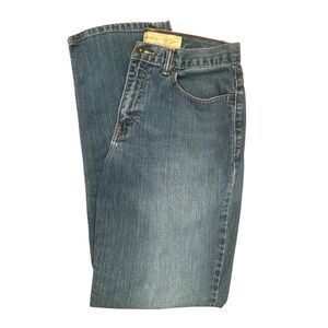 Eddie Bauer Blue Straight Jeans Vintage-Inspired Wash Minimalist Capsule Sz 10